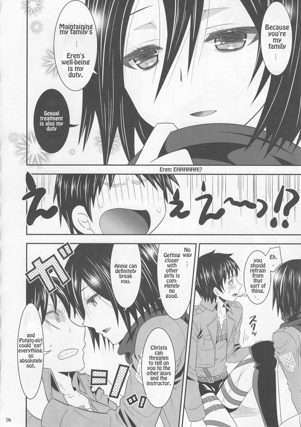 Hentai Manga Comic-Shingeki no Mikasa-Read-6